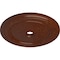 Ekena Millwork Classic Medallion (Canopies up to 5 1/2"), 41 1/8"OD x 4"ID x 2 1/8"P, Burnished Mahogany Crackle CM41CLBMC - alternate 2